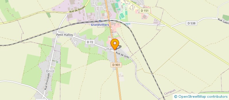 localisation de l'entreprise MADAME XIAOMIN HUANG  HALLOY