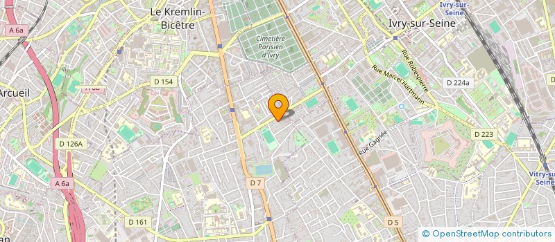 localisation de l'entreprise MADAME XIAOMIN XU  VILLEJUIF