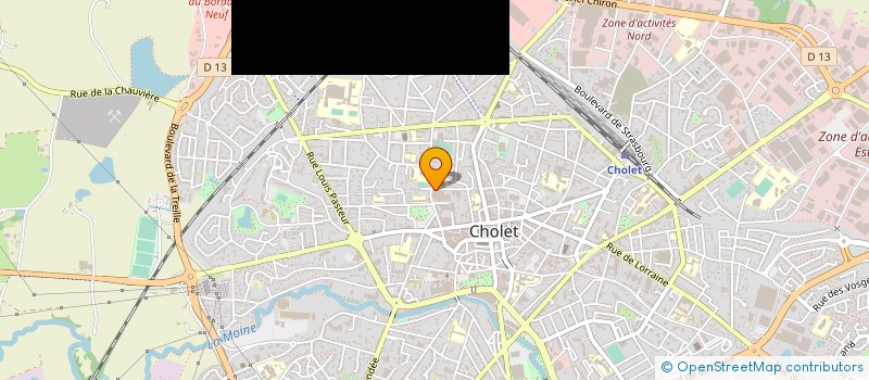 localisation de l'entreprise MADAME XIAOMIN YANG à CHOLET