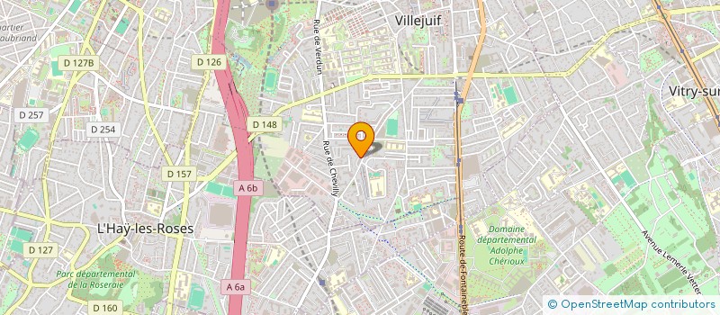 localisation de l'entreprise MADAME XIAORUO WU à VILLEJUIF