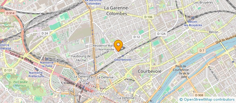 localisation de l'entreprise MADAME XIAOSHU WAN à COURBEVOIE