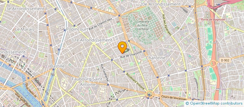 localisation de l'entreprise MADAME XIAOXU CHEN  PARIS