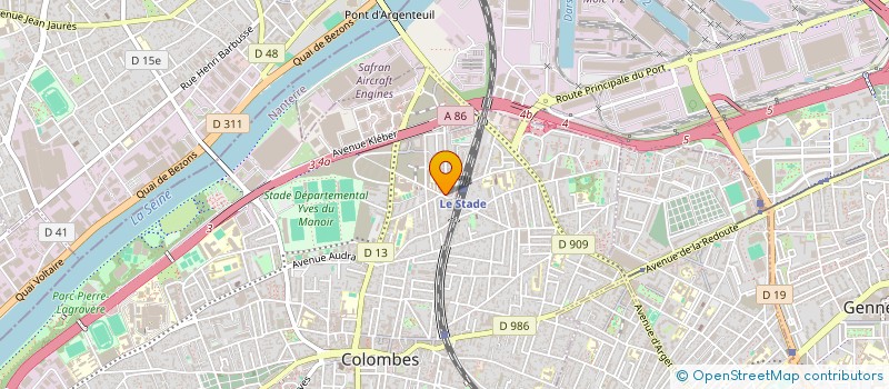 localisation de l'entreprise MADAME XIAOYING SANG  COLOMBES