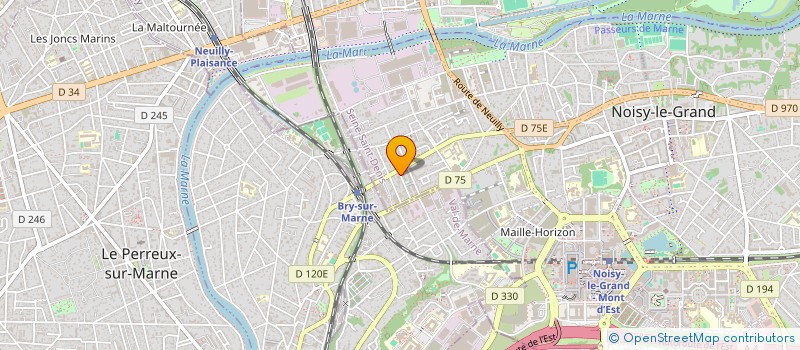 localisation de l'entreprise MADAME XIAOYU LI  NOISY-LE-GRAND