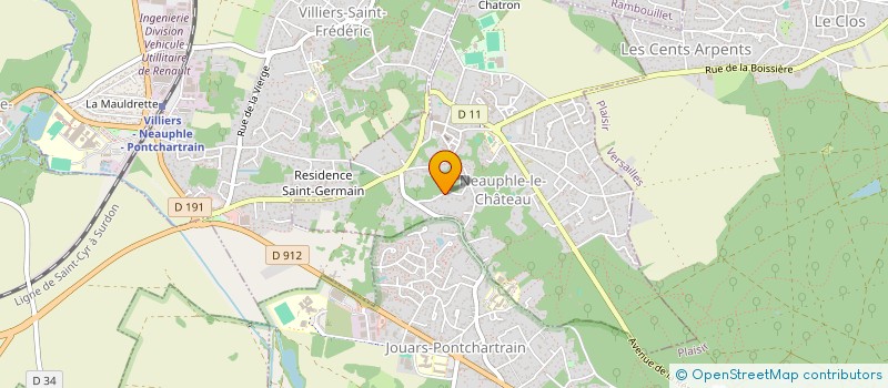 localisation de l'entreprise MADAME XIAOYUN YANG  NEAUPHLE-LE-CHATEAU