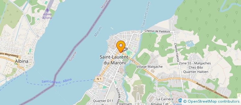 localisation de l'entreprise MADAME XIAOYUN ZHAN à SAINT-LAURENT-DU-MARONI