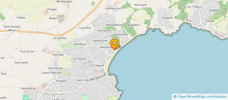 localisation de l'entreprise MADAME XIAOYUN ZHAO  PLOUGONVELIN