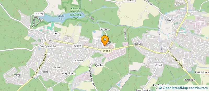 localisation de l'entreprise MADAME XIAOZHOU SHI  SEIGNOSSE