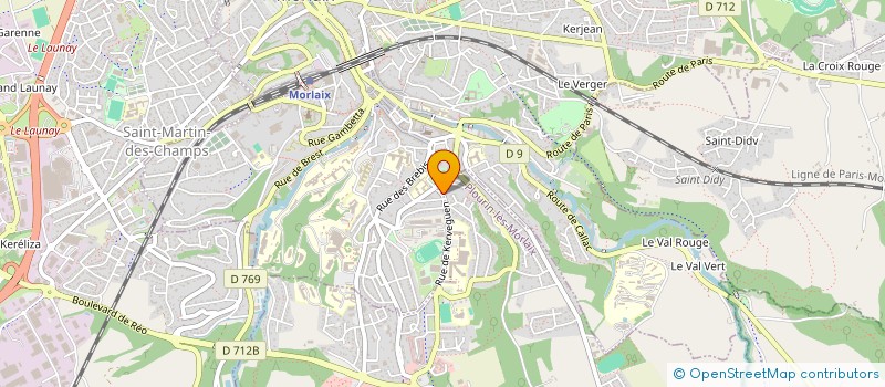 localisation de l'entreprise MADAME XIMENA DE LEON LUCERO  MORLAIX