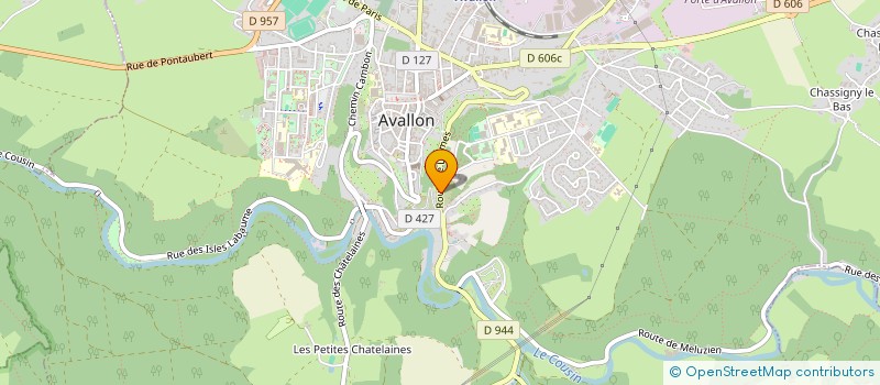 localisation de l'entreprise MADAME XIMENA DIAZ ORLICH à AVALLON
