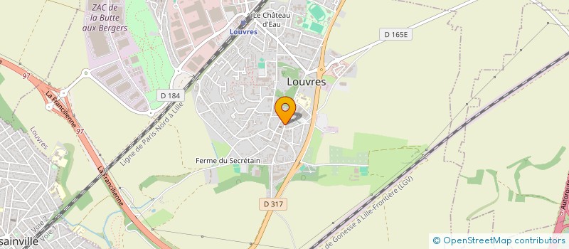 localisation de l'entreprise MADAME XIN CAO  LOUVRES