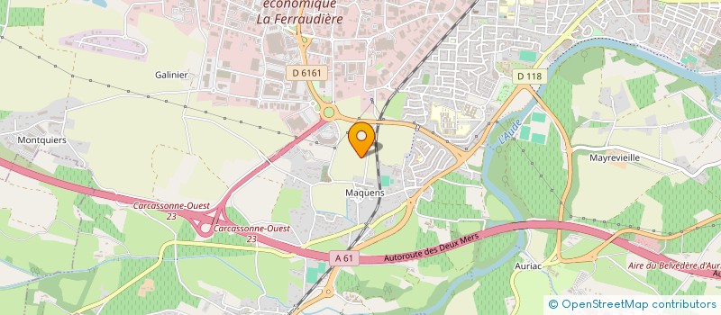 localisation de l'entreprise MADAME XIN LIU à CARCASSONNE