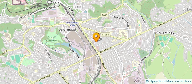 localisation de l'entreprise MADAME XIN LU  LE CREUSOT