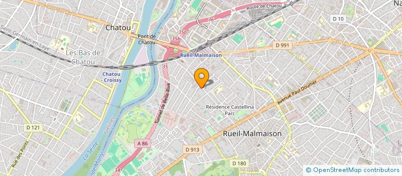 localisation de l'entreprise MADAME XIN WANG à RUEIL-MALMAISON