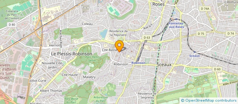 localisation de l'entreprise MADAME XIN WANG  LE PLESSIS-ROBINSON