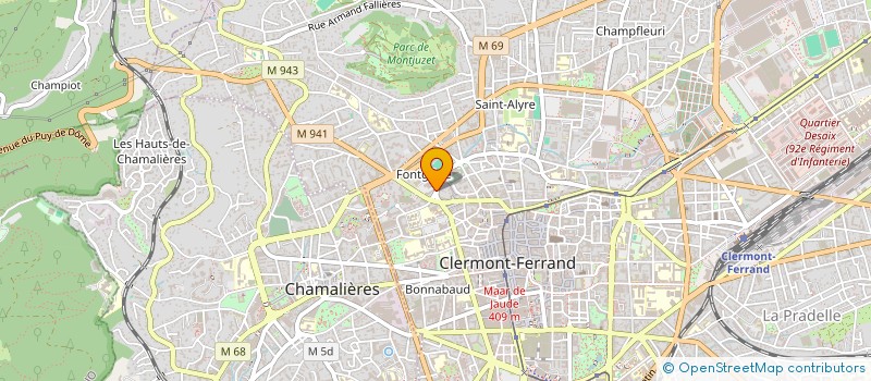 localisation de l'entreprise MADAME XIN YE  CLERMONT-FERRAND