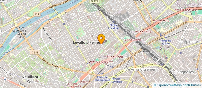 localisation de l'entreprise MADAME XINXU LI à LEVALLOIS-PERRET