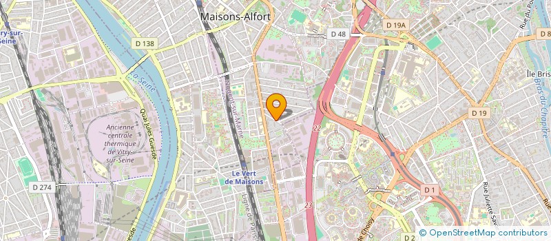 localisation de l'entreprise MADAME XINYU CHEN  MAISONS-ALFORT