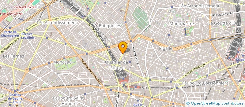 localisation de l'entreprise MADAME XINYU WANG  PARIS