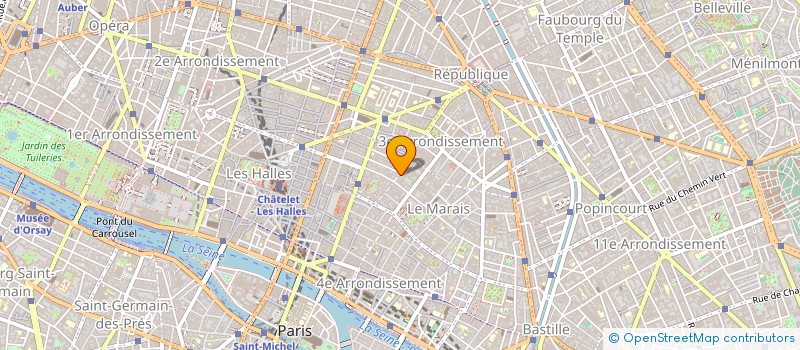 localisation de l'entreprise MADAME XINZHU WU  PARIS