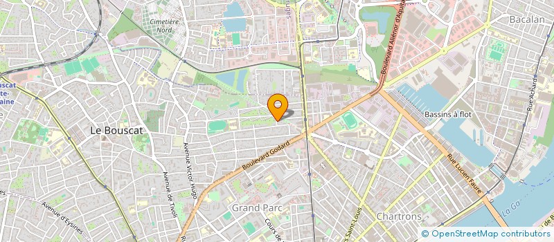 localisation de l'entreprise MADAME XIYING WANG à LE BOUSCAT