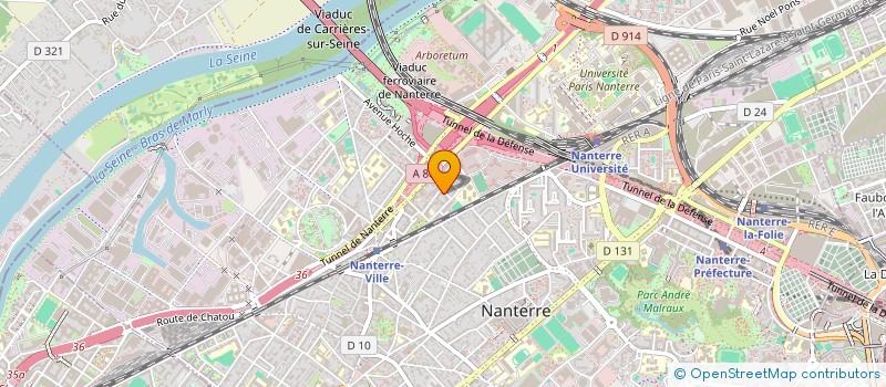 localisation de l'entreprise MADAME XIYUE LIU à NANTERRE