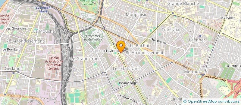 localisation de l'entreprise MADAME XU LIU  LYON