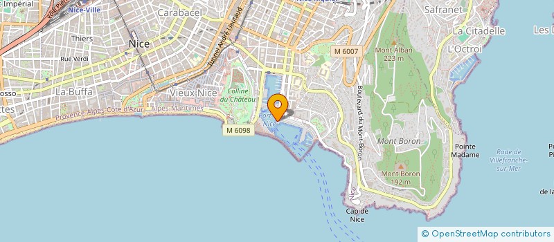 localisation de l'entreprise MADAME XU WANG à NICE