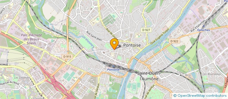 localisation de l'entreprise MADAME XUAN-LAN NGUYEN  PONTOISE