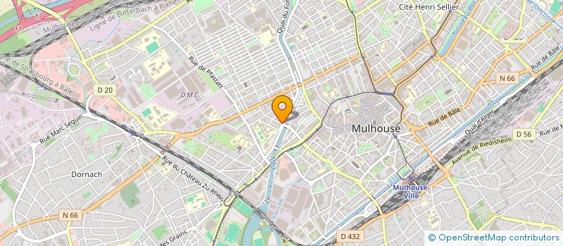 localisation de l'entreprise MADAME XUAN NGUYEN  MULHOUSE