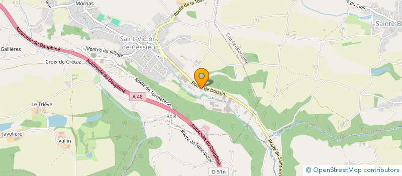 localisation de l'entreprise MADAME XUAN THI PHAM  SAINT-VICTOR-DE-CESSIEU