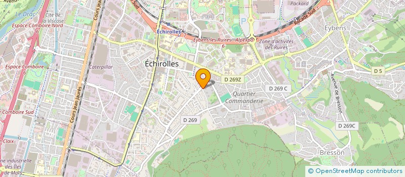 localisation de l'entreprise MADAME XUAN TRAM THI à ECHIROLLES