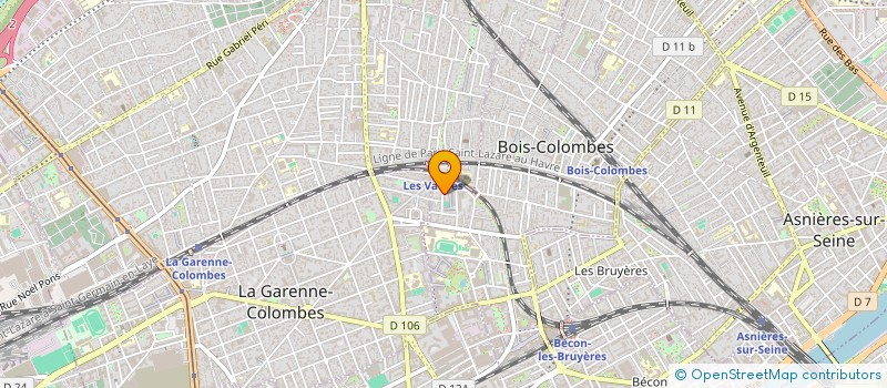 localisation de l'entreprise MADAME XUAN-TRANG MAILAM à BOIS-COLOMBES