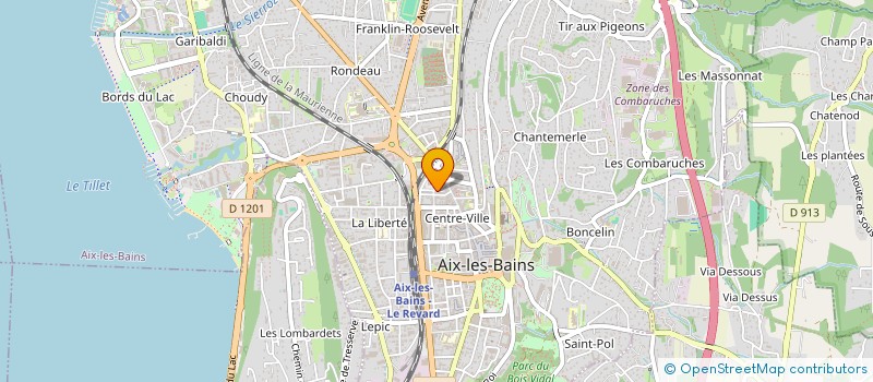 localisation de l'entreprise MADAME XUE GONG  AIX-LES-BAINS