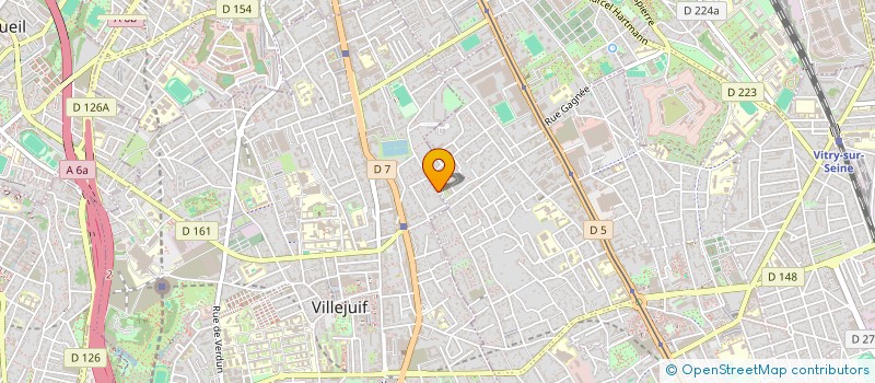 localisation de l'entreprise MADAME XUE YANG  VILLEJUIF