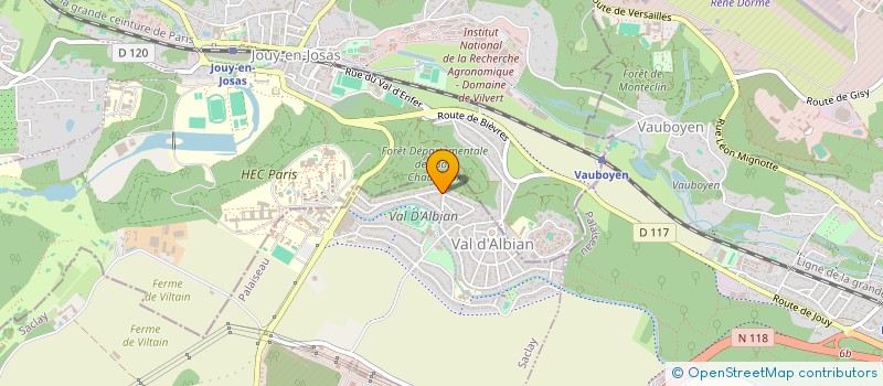 localisation de l'entreprise MADAME XUEHAO GONG  SACLAY