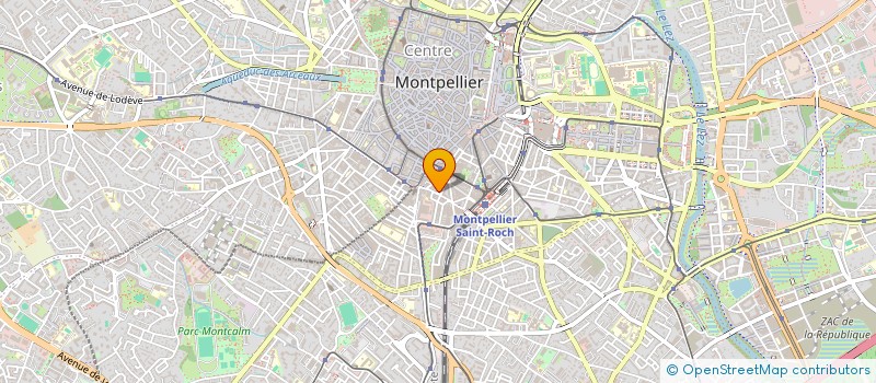 localisation de l'entreprise MADAME XUEPING ZHANG à MONTPELLIER