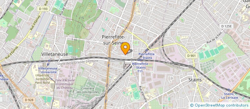 localisation de l'entreprise MADAME XXX DOLE BANDA à PIERREFITTE-SUR-SEINE