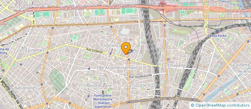 localisation de l'entreprise MADAME XXX KAZADI LEU  PARIS