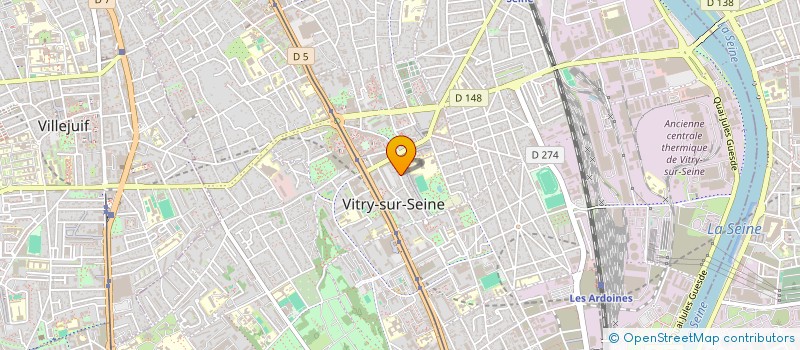 localisation de l'entreprise MADAME XXX MARHARETA  VITRY-SUR-SEINE