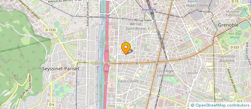 localisation de l'entreprise MADAME XXX OSSOB MOUSSA MOHAMED à GRENOBLE