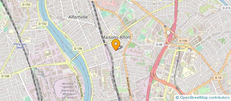 localisation de l'entreprise MADAME Y PANG à MAISONS-ALFORT