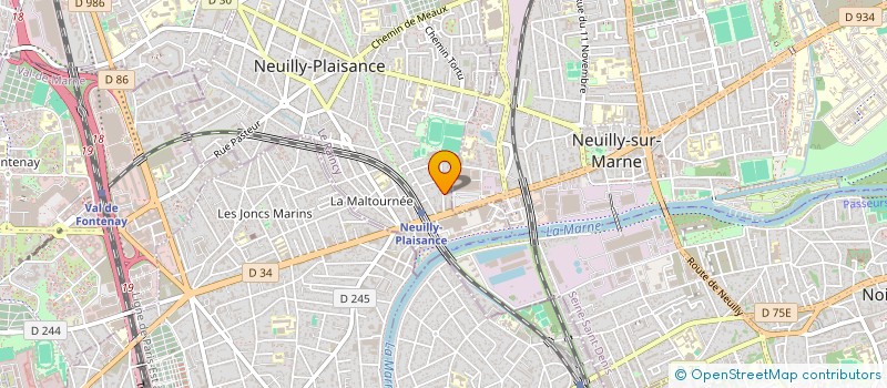 localisation de l'entreprise MADAME YA NAN JIANG  NEUILLY-PLAISANCE