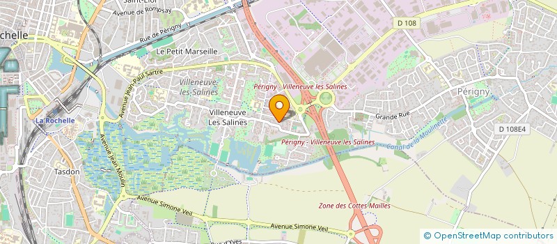 localisation de l'entreprise MADAME YABA AMAN  LA ROCHELLE