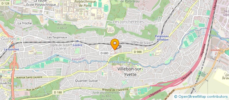 localisation de l'entreprise MADAME YABA MADJI à PALAISEAU