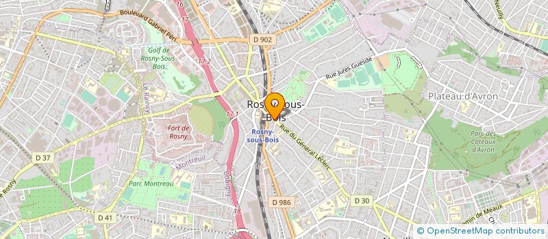 localisation de l'entreprise MADAME YABA MARIE JOCELYNE N'TAKPE à ROSNY-SOUS-BOIS