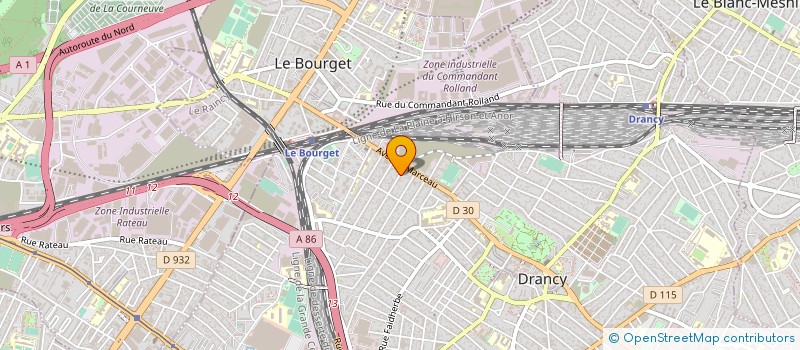 localisation de l'entreprise MADAME YABA NATACHA NEBA à DRANCY