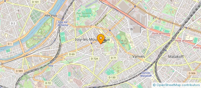 localisation de l'entreprise MADAME YABAHOU KOFFI à ISSY-LES-MOULINEAUX