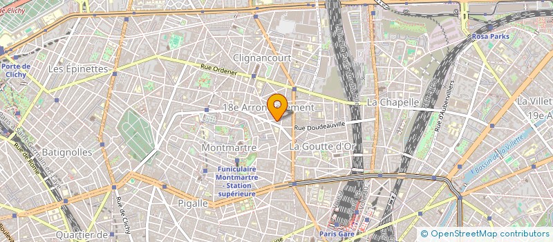 localisation de l'entreprise MADAME YABOME KAMARA  PARIS