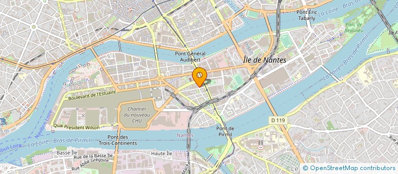 localisation de l'entreprise MADAME YACINE BERGA à NANTES